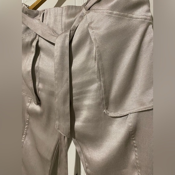 Current Air anthropologie Silver / cream Lining Pants size small - Picture 5 of 16
